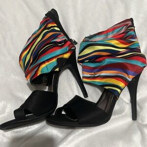 Ankle scarf stilletos